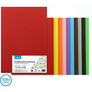 LUMA drawing board A3 220 g/m2, 50 sheets, 5 x 10 colours - Colour Paper