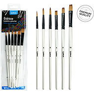 LUMA round and flat, synthetic bristles - set of 6 - Brush