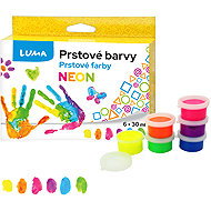 LUMA neon, 6 colours x 30 ml - Fingerpaints
