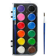 LUMA 12 colours 28 mm + brush - Watercolours