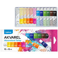 LUMA Watercolour in tubes, 12 colours x 12 ml - Watercolour Paints