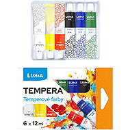 LUMA in tubes 12 ml x 6 colours - Tempera