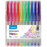 LUMA Neon, 0.5 mm - set of 10 colours - Gel Pen 