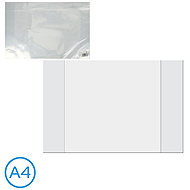 LUMA A4, 130 micron, glossy, clear - pack of 10 - Notebook Cover