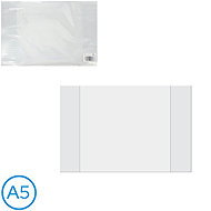 LUMA A5, 130 micron, glossy, clear - pack of 10 - Notebook Cover