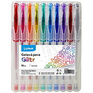 LUMA Glitter, 0.5 mm - set of 10 colours - Gel Pen 