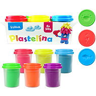 LUMA soft in cup Neon, 6 x 50 g - Modelling Clay