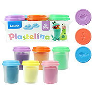 LUMA soft in cup Pastel, 6 x 50 g - Modelling Clay