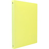 LUMA 4-ring 25 mm A4, pastel yellow - Document Folder