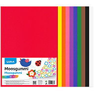 LUMA Moosgummi A4 mix of colours - pack of 10 - Moosgumi Foam Rubber