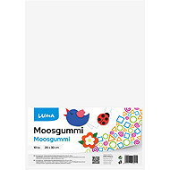 LUMA Moosgummi A4 weiß - 10er-Packung - Moosgumi Schaum