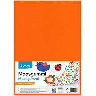 LUMA Moosgummi A4 orange - pack of 10 - Moosgumi Foam Rubber