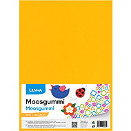 LUMA Moosgummi A4 light orange - pack of 10 - Moosgumi Foam Rubber