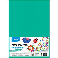 LUMA Moosgummi A4 turquoise - pack of 10 - Moosgumi Foam Rubber