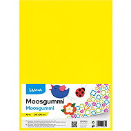 LUMA Moosgummi A4 yellow - pack of 10 - Moosgumi Foam Rubber