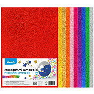 LUMA Moosgummi A4 BIO GLITR, self-adhesive, mix of colours - pack of 10 - Moosgumi Foam Rubber