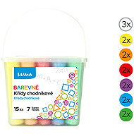 LUMA sidewalk, in box - set of 15 colours - Chalk