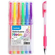 LUMA 0.5 mm, sada 6 barev NEON - Gel Pen 