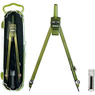 LUMA METAL kovové s kloubem, zelené  - Compasses