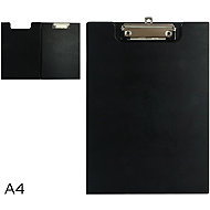 LUMA psací podložka A4 zavírací, černá - Clipboard