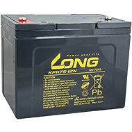 LONG battery 12V 75Ah M6 HighRate LongLife 12 years (KPH75-12N) - UPS Batteries