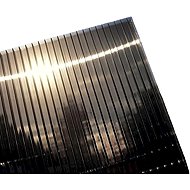 pergola WALL 43 glazing BRONZE PC 6 mm - Pergola