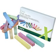 Linex Coloured, Square - Pack of 12 - Chalk