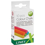 Linex Coloured, Round - Pack of 10 - Chalk