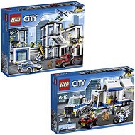 LEGO City 60141 Rendőrkapitányság + LEGO City 60139 Mobil rendőrparancsnoki központ - Játékszett