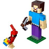 LEGO Minecraft 21148 Minecraft veľká figúrka: Steve s papagájom - Stavebnica