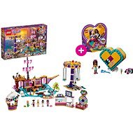 LEGO Friends 41375 Pier on the Pier and LEGO 41354 Andre&#39;s Heart Box - Building Set