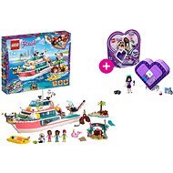 LEGO Friends 41381 Lifeboat and LEGO 41355 Emmina Heart Box - Building Set