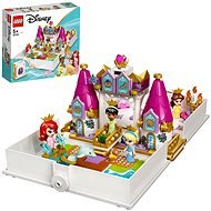 LEGO® Disney Princess™ 43193 Ariel, Kráska, Popoluška a Tiana a ich rozprávková kniha dobrodružstiev - LEGO stavebnica