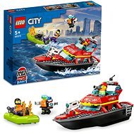 LEGO® City 60373 Hasičská záchranárska loď a čln - LEGO stavebnica