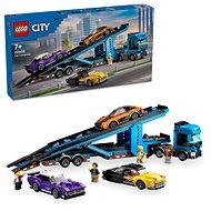LEGO® City 60408 Kamión na prepravu áut so športiakmi - LEGO stavebnica