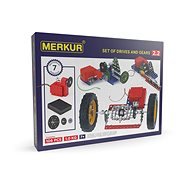 Merkur – elektromotorček a prevody - Stavebnica