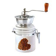 Toro Coffee Grinder, Porcelain, Stainless Steel, Heart Motif - Grinder