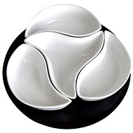 Toro Set of Bowls "Leaves", 4pcs - Bowl with Tray
