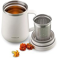LocknLock Termohrnek na čaj METRO 400 ml slonová kost - Thermal Mug