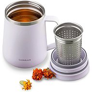 LocknLock Termohrnek na čaj METRO 400 ml fialový - Thermal Mug