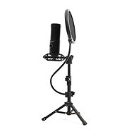 LORGAR Microphone Soner 721 for Streaming, condenser, Volume, black - Microphone