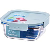 LocknLock "CLEAR" square jar 0,75 l mint - Storage Jar