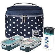 Lock&Lock Lunch Box - blue - set of 3pcs - Food Container Set