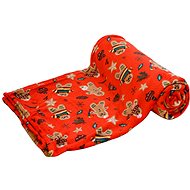 TEXTILOMANIA Red Christmas micro plush blanket Christmas 180 × 200 cm - Blanket