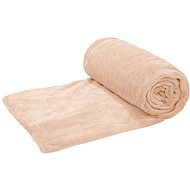 TEXTILOMANIE Cream micro plush blanket Violet, 200 × 230 cm - Blanket