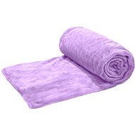 TEXTILOMANIE Microflannel blanket Violet 150 × 200 cm light purple - Blanket