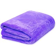 TEXTILOMANIE Microflannel blanket Violet 200 × 230 cm purple - Blanket