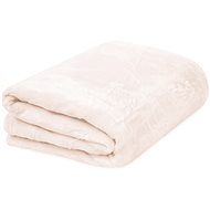 TEXTILOMANIE Microflannel blanket Violet 150 × 200 cm white - Blanket
