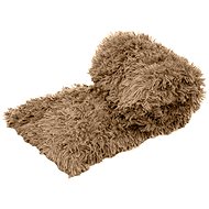 TEXTILOMANIE Fluffy blanket 160 × 200 cm brown - Blanket