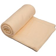 TEXTILOMANIE Fleece blanket cream 160 × 200 cm - Blanket